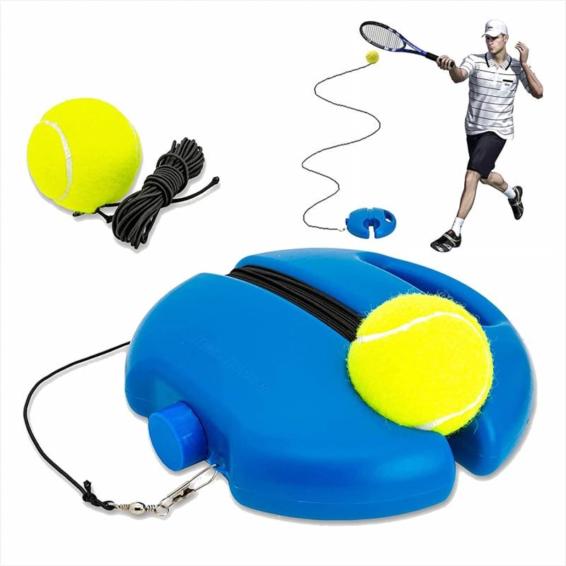 Đế Hỗ Trợ Huấn Luyện Tennis, AT, Chịu Lực, Có Dây Đàn Hồi, Để Tập Bóng, Đồng Hành Với Huấn Luyện Viên Tennis Tự Phục Hồi, Thích Hợp Cho Thiết Bị Đấu Tập