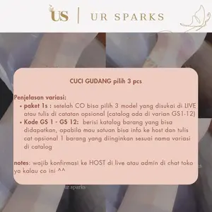 Ur.sparks • CUCI GUDANG (GELANG / ANTING / KALUNG / CINCIN BEBAS PILIH DI LIVE Full Titanium) ANTI KARAT