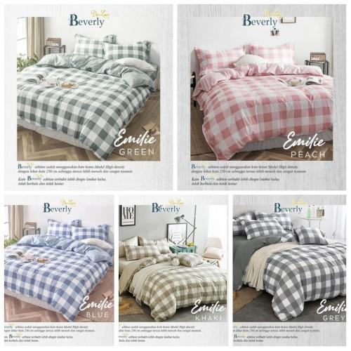 Product Introduction of TERLARIS Sprei Kotak Emely Korean Style Katun Lembut Anti Luntur Include Sarban dan Sargul King Size 180 x 200 Terbaru 3