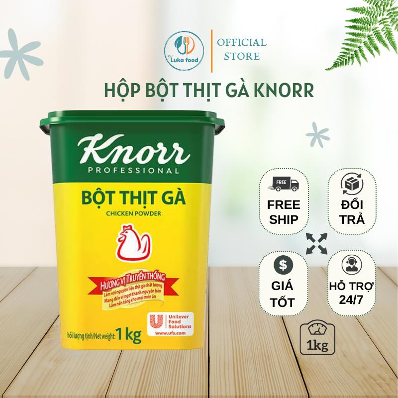 Hộp Bột Thịt Gà Knorr 1 Kg Phiên Bản Mới