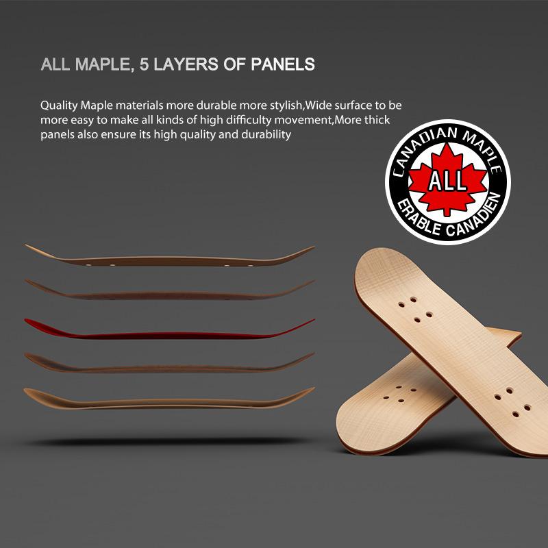 Finger SkateBoard Wooden Fingerboard Toy Professional Stents Finger Skate Set 5