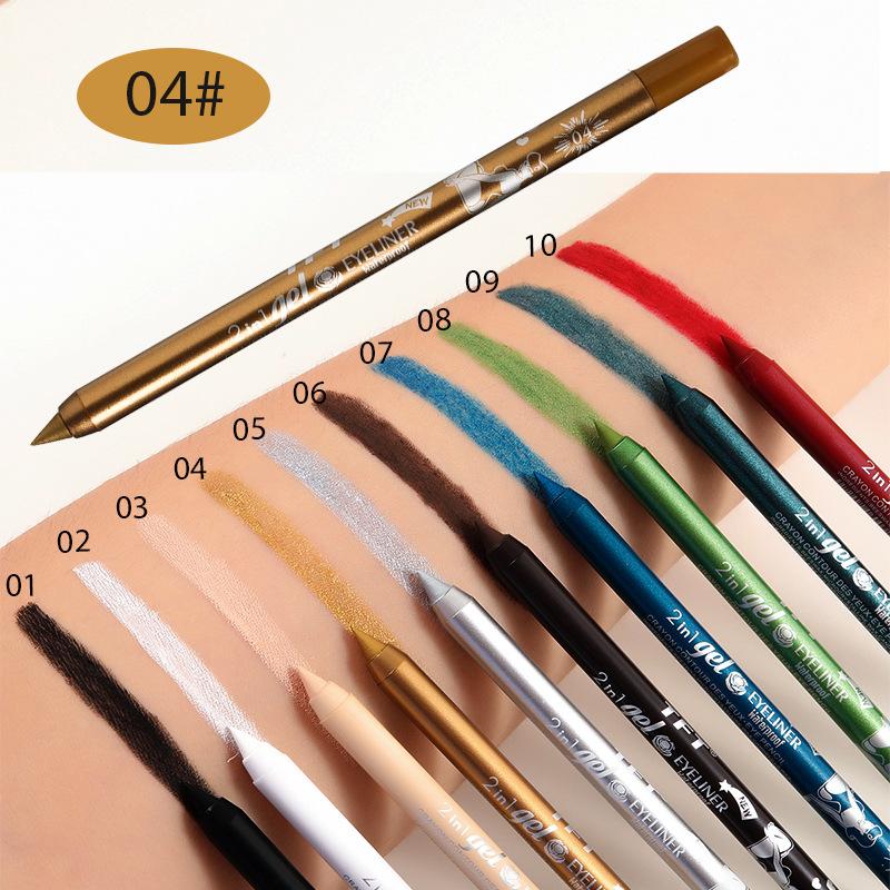 New Durable Concealer Waterproof and Sweat Resistant Eyeliner Gel Pen Lipliner 9