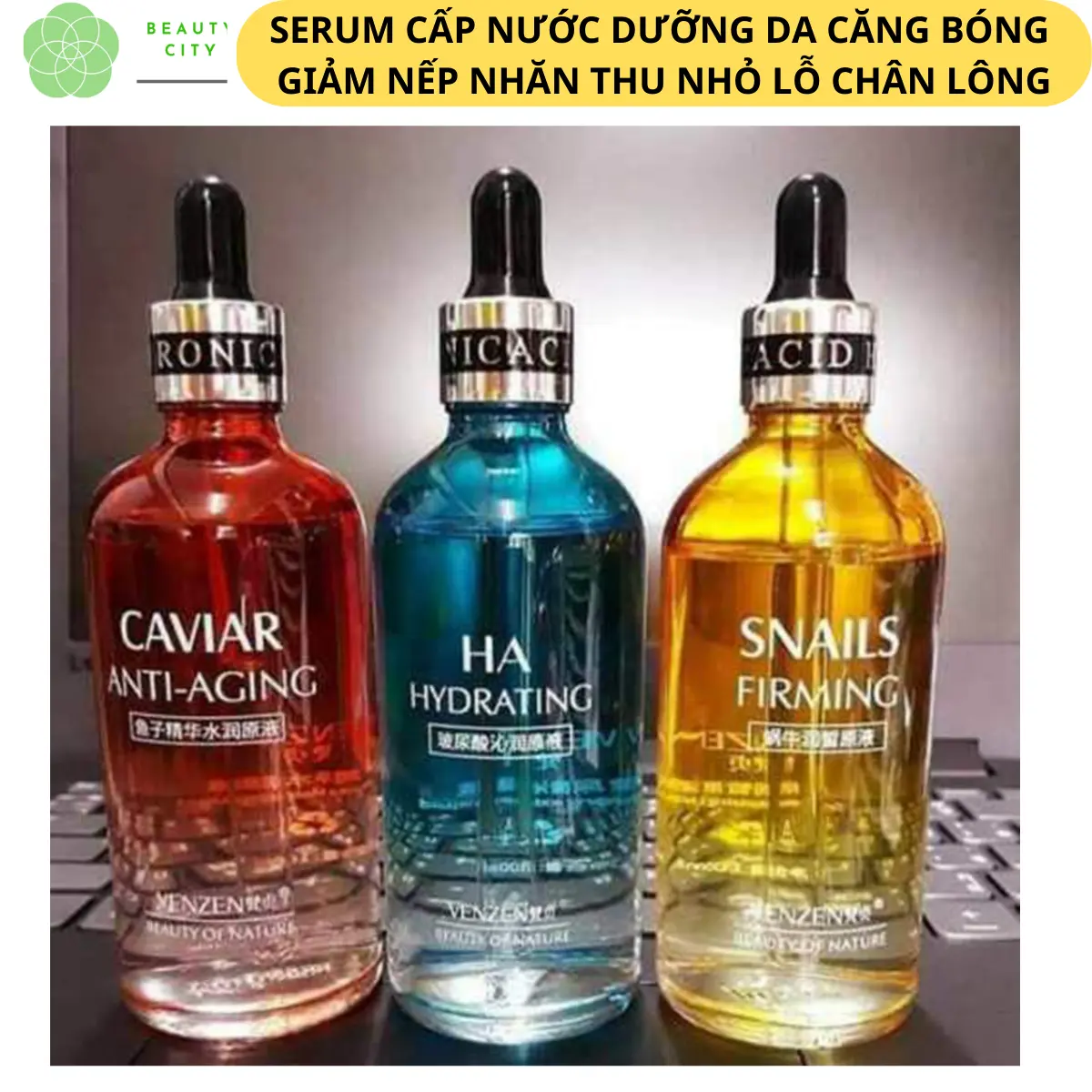 Serum HA HYDRATING Dưỡng Da Thu Nhỏ Lỗ Chân Lông Cao Cấp Ẩm Venzen 100ml Skincare Dưỡng Ẩm Da