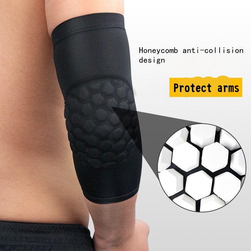 Product Introduction of Basketball Protective Gear Set, 1 Set High Elasticity Wear-resistant Knee Pad, Arm Guard, Wristband, Sports Protective Gear for Basketball, Football, Running, Jogging 7