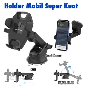 Holder Mobil Lenyes CR-128 Super Kuat Buat Di Dashboard Kaca Meja