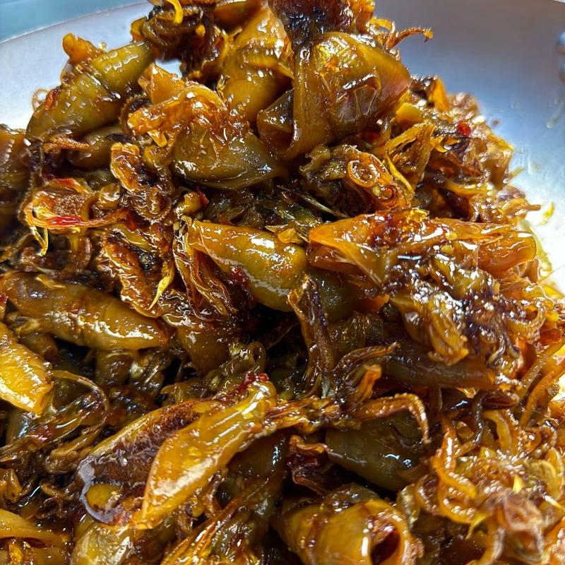 200g Khô Mực Rim ớt tỏi Lý Sơn LAN ANH SHOP Xé Sợi Được