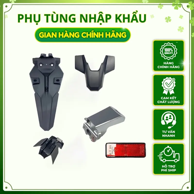 Dè sau biển số VARIO CLICK 125/150/160 các đời nhập chính hãng Honda, Đuôi dè chắn bùn 80105K59A70 0