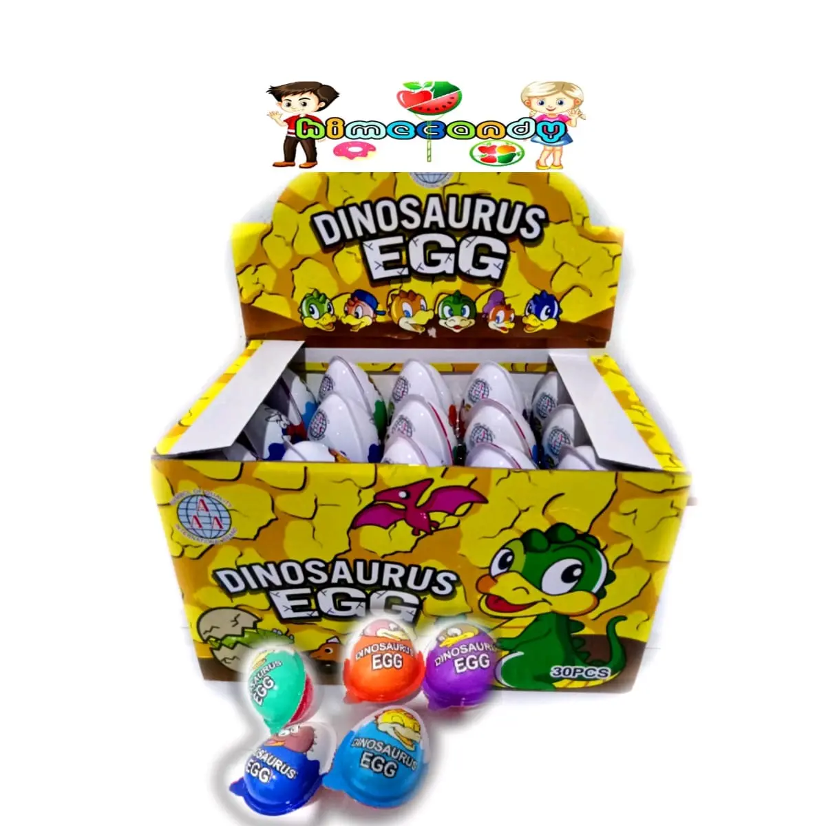 PERMEN TELUR KINDERJOY DINOSAURUS AAA BOX ISI 30 PCS