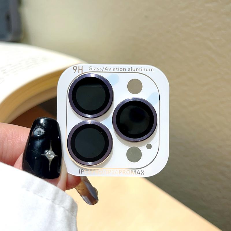 Product Introduction of CD pattern lens film Luminous  Camera Lens Protector for IPhone16 15 14 13 12 11 Pro Pro Max Mini Rear Camera Lens Cover Metal Protector Ring Phones Casing Protection Dustproof 12