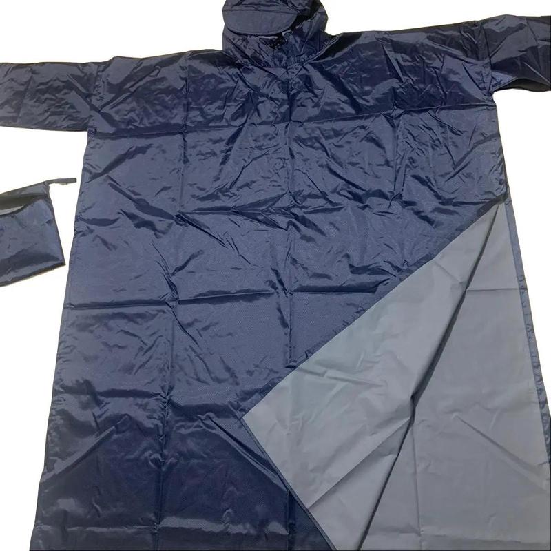 Áo mưa cánh dơi 1m60 vải dù vân tổ ong cao cấp có 2 tà cài cạnh big size, mặt trong có trán keo pvc chống thấm nước