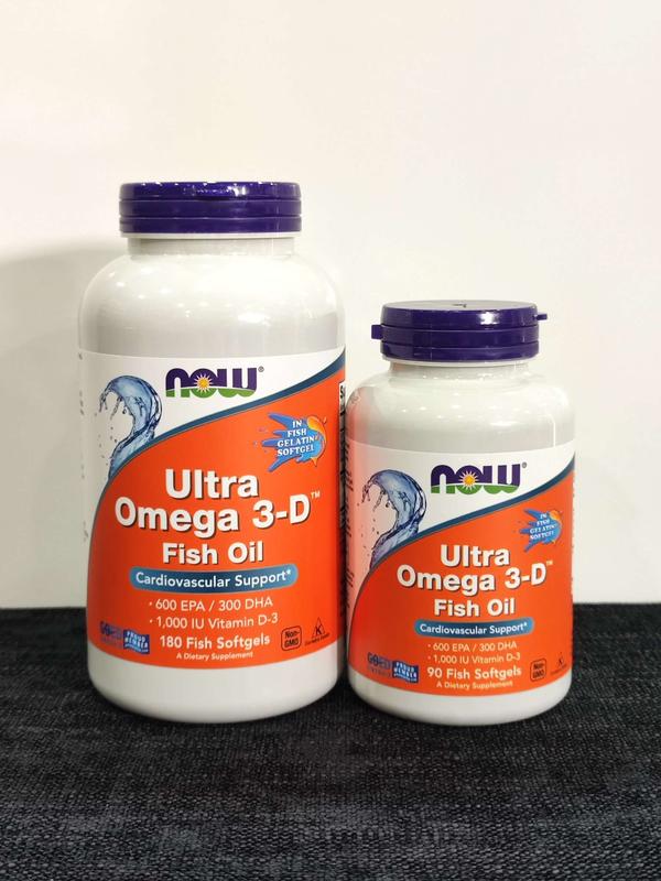  NOW Ultra Omega 3-D | Dầu Cá Hàm Lượng Cao + Vitamin D3  1000 IU  + Omega 3 - Chính Hãng Suppcare 