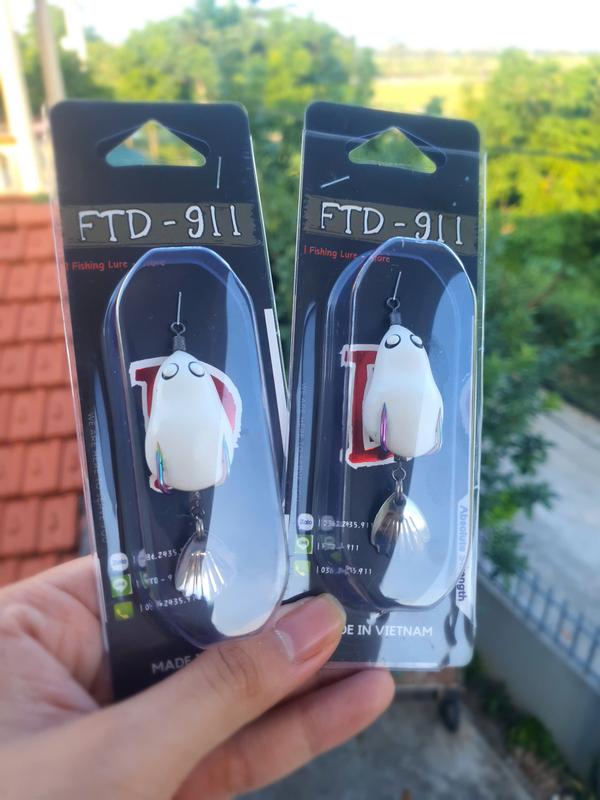 COMBO 2 MỒI TẶNG 1 BODY Nhái Hơi F1 Lưỡi TITANIUM Mồi Siêu Bắt Cá 7G Câu Cá