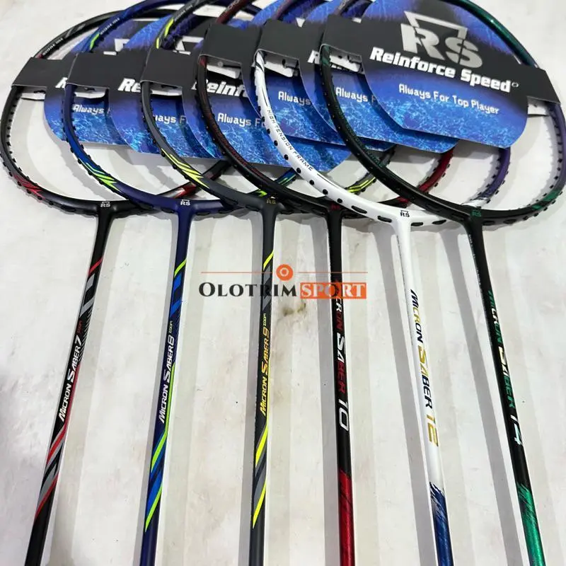 Raket Badminton RS MICRON SABER ZOOM 7 8 9 10 12 14 Original 1
