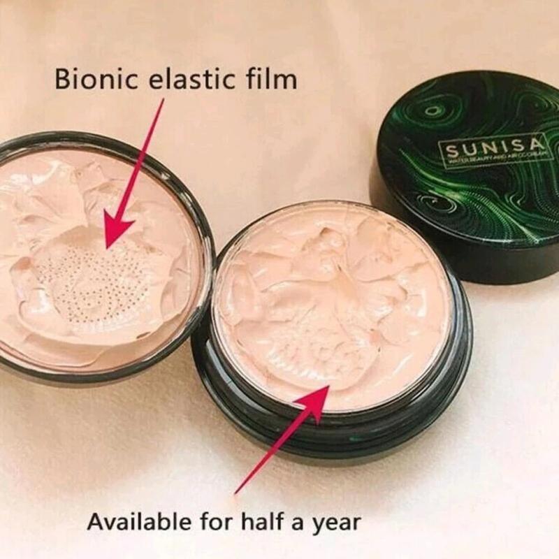 SUNISA BB Cushion Waterproof / Mushroom Head Air Foundation Wajah Box cream krim glowing tahan lama 3
