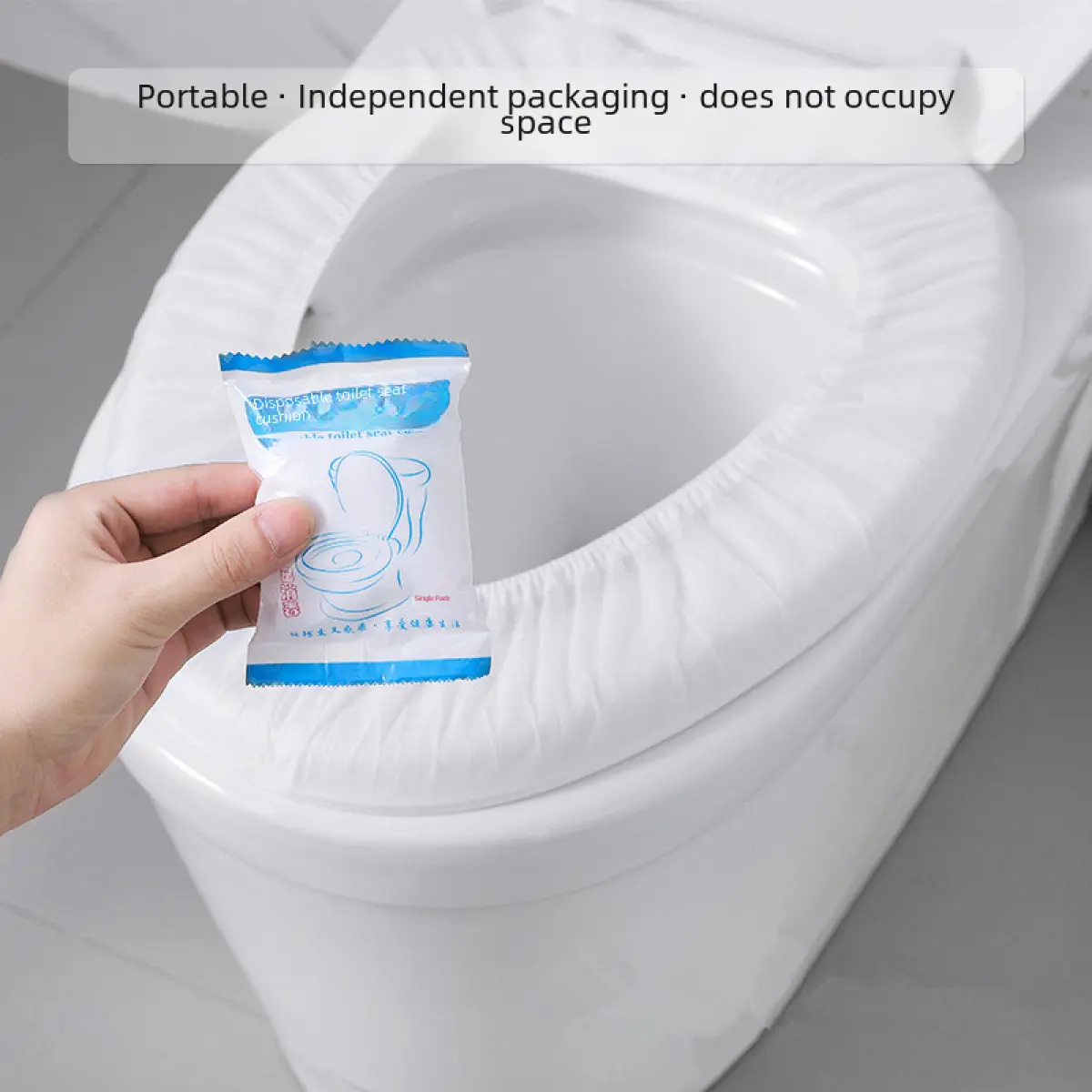 Disposable Toilet Mat Travel Thick and Portable Happy Day Cushion Paper Maternal Non-Woven Fabric Waterproof Universal Toilet Seat Cover