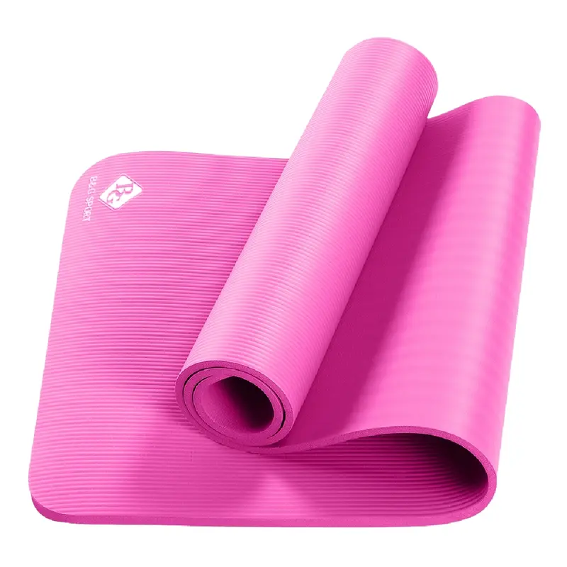 (10mm)BG-Thảm Tập  Yoga Sport Gym Siêu Dày Chất Liệu NBR Chống Trơn Trượt Tốt. Cao Su Tập Gym 0