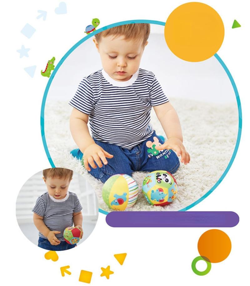 Product Introduction of Animal Cognitive Ball Baby Hand Grasping Ball Education Toy 11