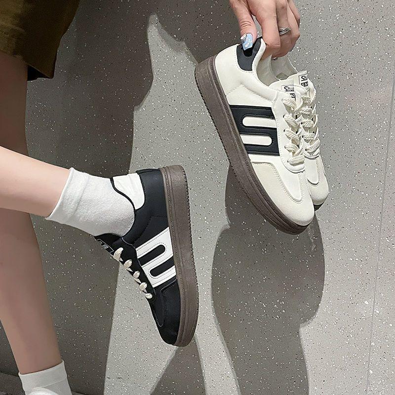 Product Introduction of Spring and Autumn Popular Sports Board Shoes Fashionable All-Matching Retro White Shoes German Training Shoes Casual Cortez Women's Shoes 12