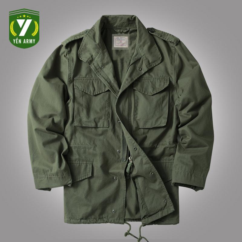 Áo Khoác Lính Philaket - Nato - M65 Hàng Kaki 2 Lớp Full Size 50kg - 100kg