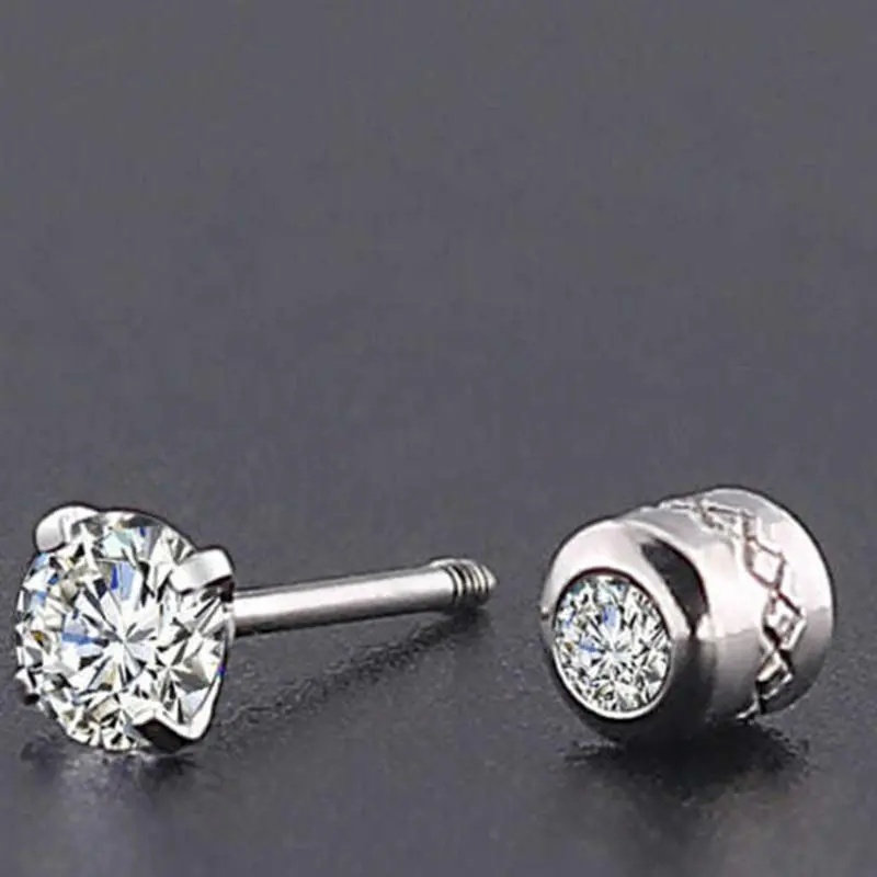 Bông Tai Bằng Thép Không Gỉ Titan, Cặp Unisex, Dành Cho Nam Và Nữ, Phong Cách, YUAN2BAI 8