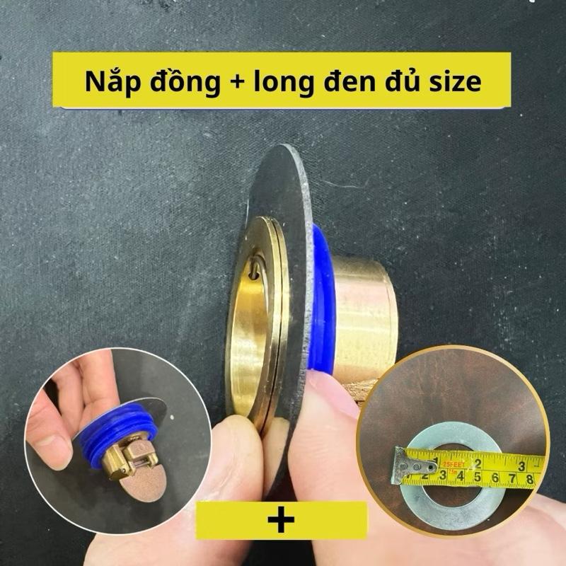 ￼Nắp Cống Ngăn Mùi Hôi , Nắp Đậy Cống Thoát Nước Sàn Nhà Tắm Chống Mùi Hôi Chống Côn Trùng Bằng Đồng