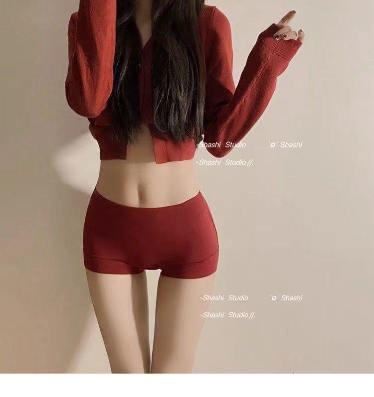 Product Introduction of Đồ Lót Nữ, Cotton Nguyên Chất, Kháng Khuẩn, Cotton Đầy Đủ, Đáy Quần Graphene, Cạp Cao Vừa, Thoáng Khí, Ngoại Cỡ, Bó Eo, Quần Boxer Ôm Hông Women 30