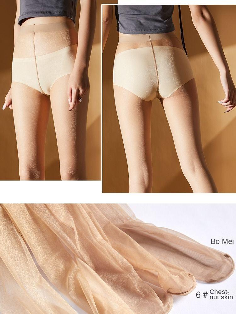 Product Introduction of Pearl Shiny Crystal Stockings 0D Transparent Sexy Ultra Slim Shiny Silk Stockings Naked Women Pure Desire Spring and Summer Womenswear Socks Lingerie Comfort Basic Minimalist 8