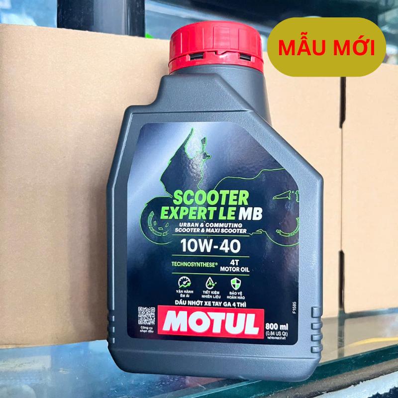 Nhớt Motul Scooter Expert LE 10W40 0.8L Dành Cho Xe Tay Ga Dầu Nhớt Dầu