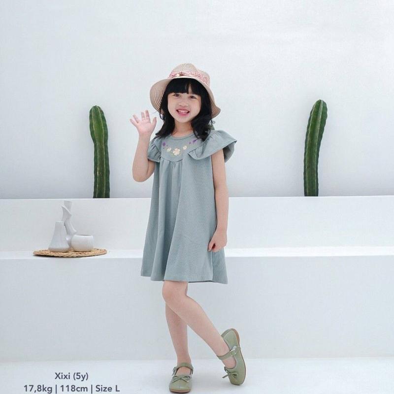 Amber Dress / Dress Anak Perempuan Usia 1 2 3 4 5 Tahun 7