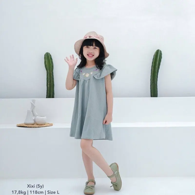 Amber Dress / Dress Anak Perempuan Usia 1 2 3 4 5 Tahun 7