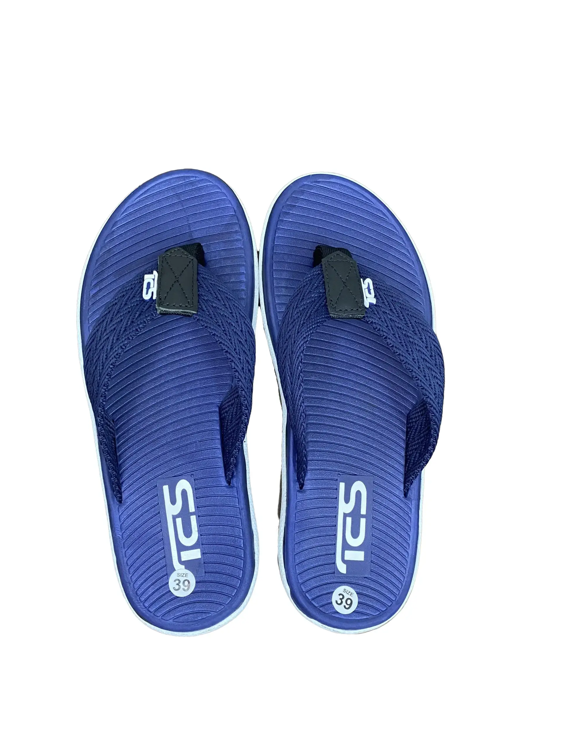 Dép xỏ ngón thời trang màu xanh quai xanh, quốc dân, mang bao êm, bao bền, nhiều ưu đãi DéP Đế Bằng Hoa Nhung, Đế Bằng Cao Su nhân tạo