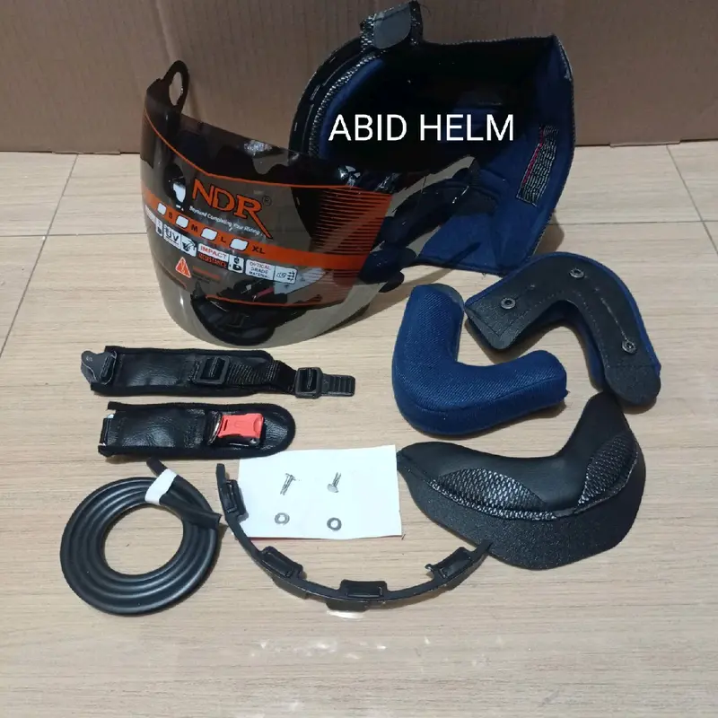 Paket Busa dan Kaca Visor Helm Ink CX22 dengan Lis Karet dan Gesper Helm - Motorcycle 5