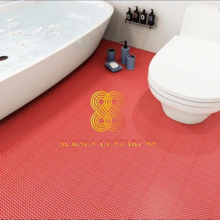 KESET KARPET PVC ANTI SLIP KAMAR MANDI KARPET MASJID WUDHU 40 x 60 4