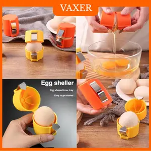 Alat Pengupas Pembuka Cangkang Telur Kulit Telur Multifungsi Praktis Cuttery Pemecah Telur Serbaguna Mudah Digunakan Aman untuk Dapur Rumah Restoran
