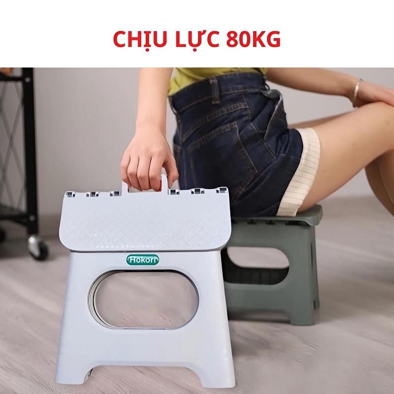 Ghế đẩu gấp gọn nhựa Việt Nhật size to nhỏ 2058,2059_ghế đẩu,ghế xếp lùn, ghế đẩu gập gọn tiết kiệm 0