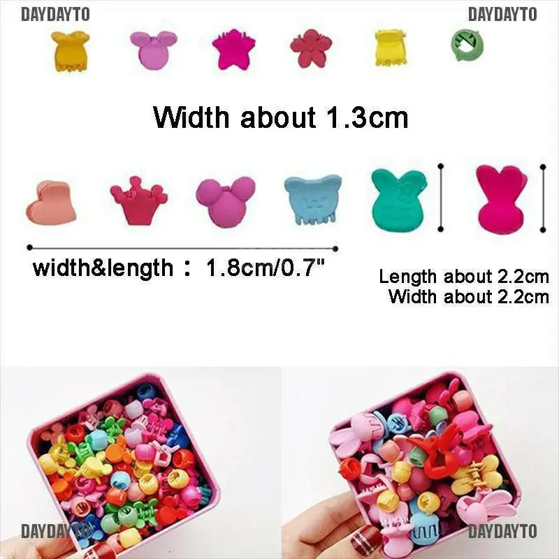 MỚI | SET 12 CÁI KẸP TÓC MINI MIX NHIỀU MÀU MẪU NGẪU NHIÊN SIÊU XINH | VIDEO THẬT | SHOP BEECOW Women  Càng Cua 2