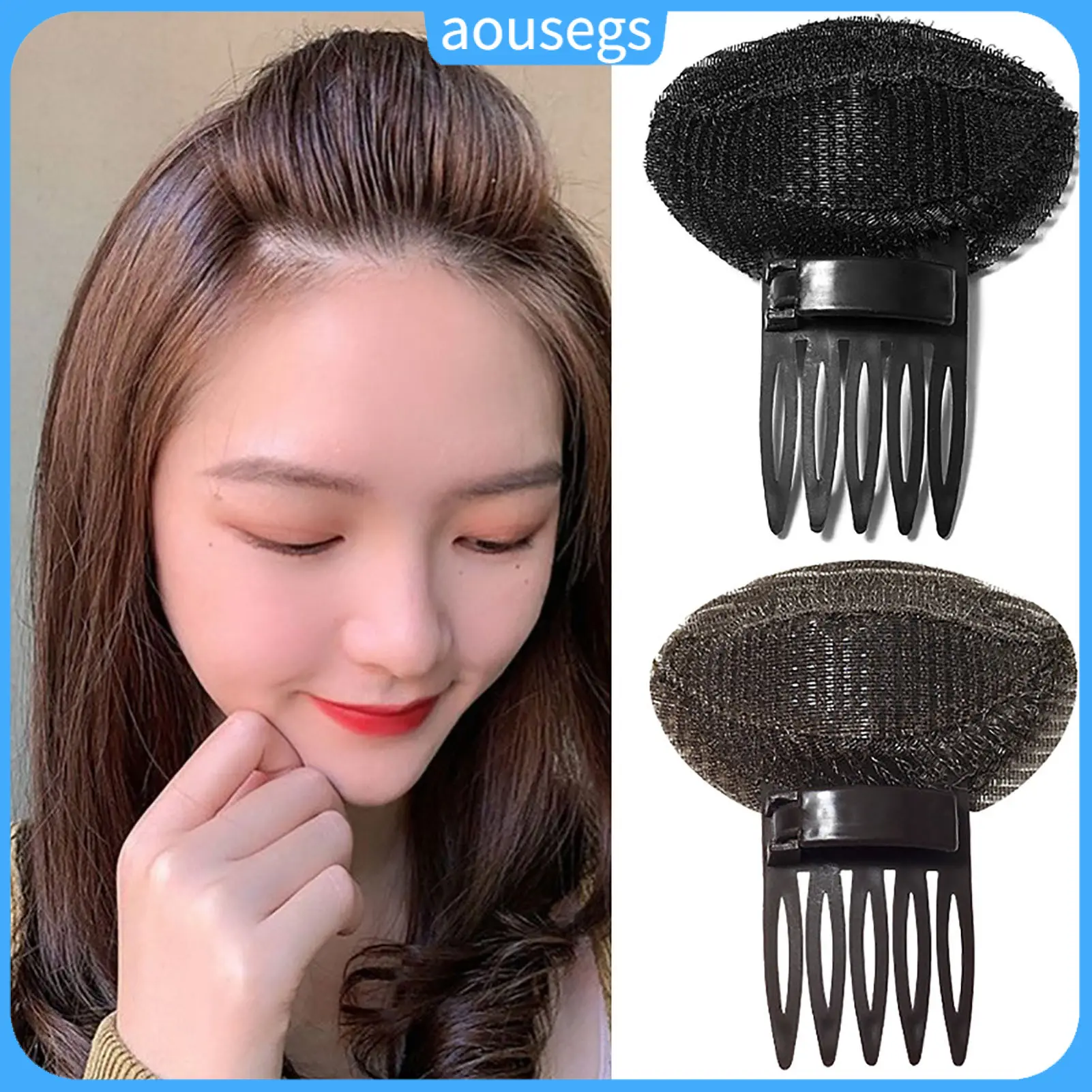 VIP Miếng Đệm Tóc Chống Sốc, Nhỏ, Dễ Đeo, Nhẹ, Tiện Lợi, Đeo Hàng Ngày, Dây Buộc, Băng Phồng, Đệm Đầu Để Hẹn Hò