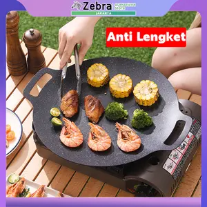 Grill Pan Anti Lengket Panggangan 40cm Wajan Pemanggang COD Omicko 30cm 34cm alat baja Kitchenware