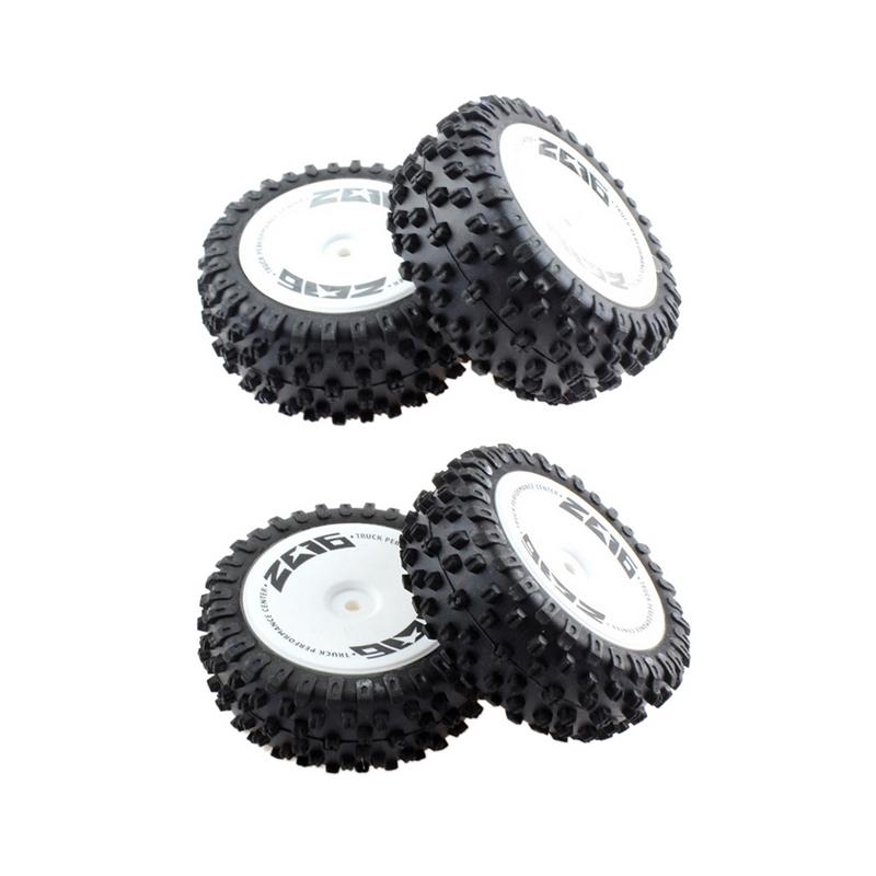 Pack De 4 Neumáticos De Rueda De 85 Mm Para Coches RC 1/10, 1/12 Y 1/14 – Repuesto Compatible Con Modelos 144001, 144010, 124007, 124017