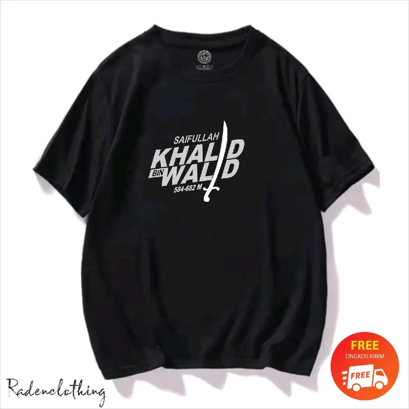 KAOS KHALID BIN WALID DISTRO Combed 1