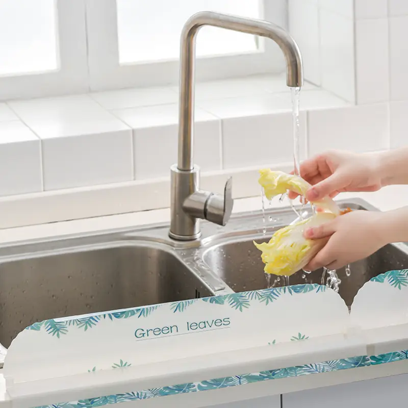 Bảo Vệ Chống Bắn Nước Bồn Rửa, Thiết Kế Cho Thú Cưng, Chất Liệu PET, Bảo Vệ Chống Bắn Nước, Thích Hợp Để Rửa Bát, Ngăn Chặn, Tiện Ích Nhà Bếp Và Phòng Tắm, Mua 1 Lấy 1 Ưu Đãi 3