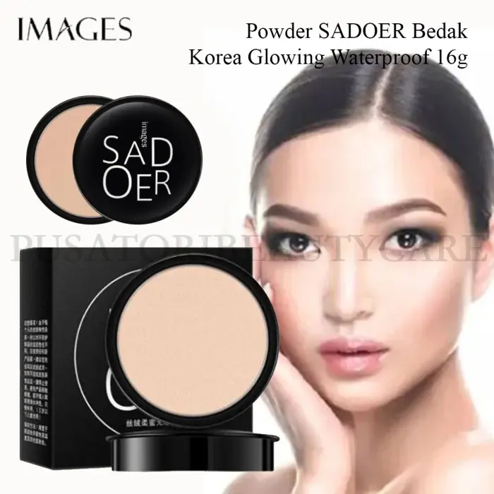 IMAGES Powder SADOER Bedak Korea Glowing Waterproof  16g 4