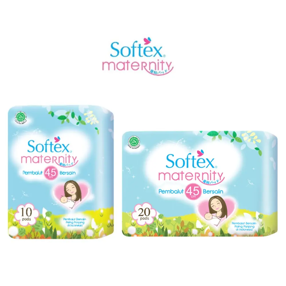 SOFTEX Maternity Pembalut Bersalin isi 10 & 20 pads 45cm