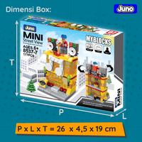 Gambar Mainan Balok Juno 8537-7 | Music Club Building Street View - 7 Music Club dari Juno Toys_NEW Kota Surabaya 4 Tokopedia