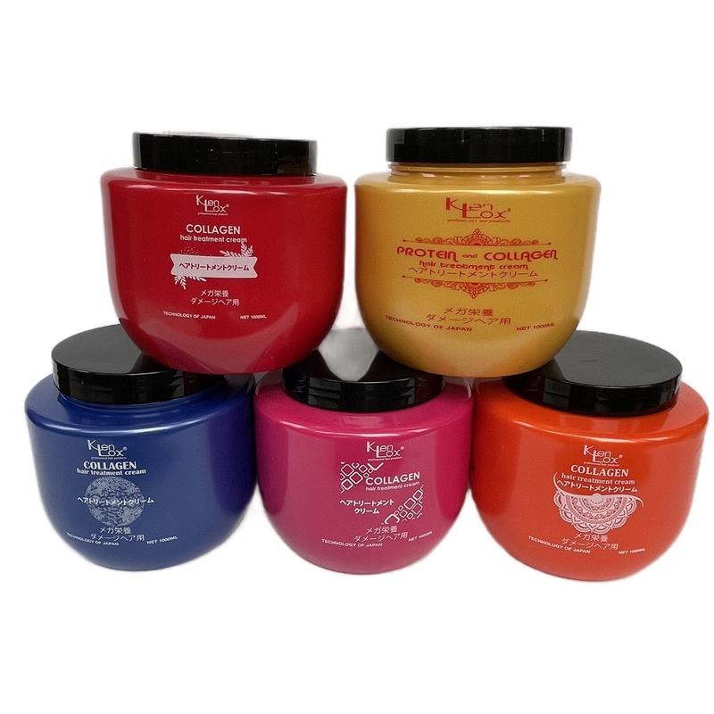 Kem ủ - hấp tóc siêu mềm mượt collagen Kenlox 1000ml Nữ Women 2