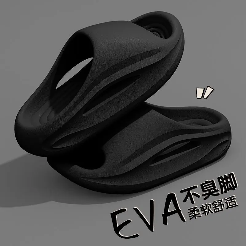 [Store Hot Sale] 2025 New EVA Thick-Soled Comfortable Slippers for Men, Summer Indoor Bathroom Non-Slip Odor-Resistant Sandals for Women