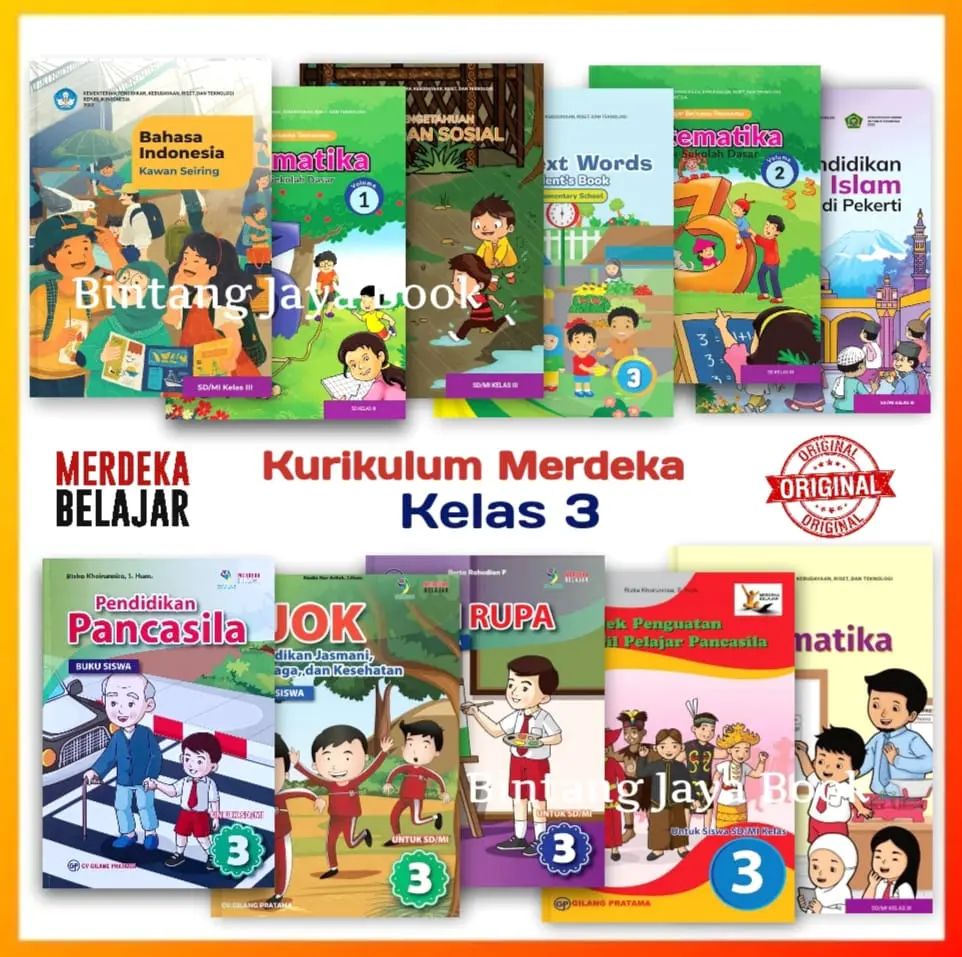 Buku Siswa Kurikulum Merdeka Kelas 3 SD/MI - Buku Kurikulum Merdeka Kelas 3 Untuk Sekolah Penggerak