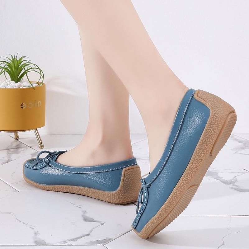 Product Introduction of JINTOHO Summer Women Fashion Casual Shoes Leather Slip-on Luxury Lofers Ladies Designer Sneakers Hollow Out Breathable Women Flat Shoes 22