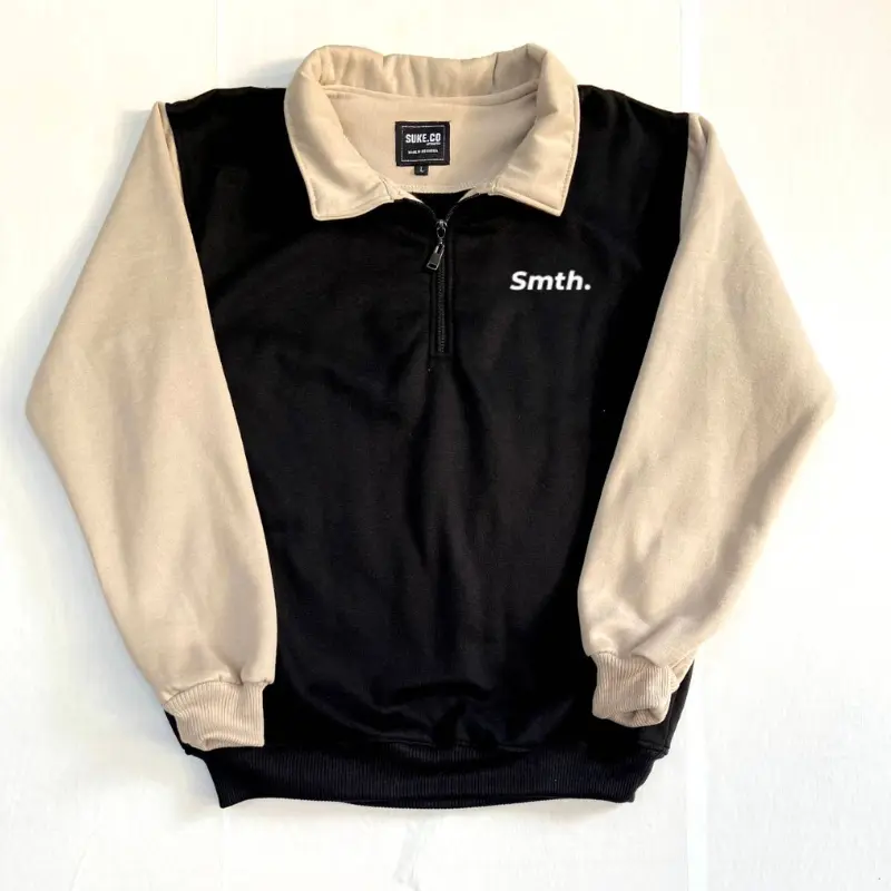 NEW- SWEATER HIGH NECK COMBI SMTH TEXT EMBOS / HALFZIP SMTH WARNA COMBI / JAKET SWETER RUGBY QUALITY PREMIUM / SWEATSHIRT SMTH UNISEX Fleece Logo