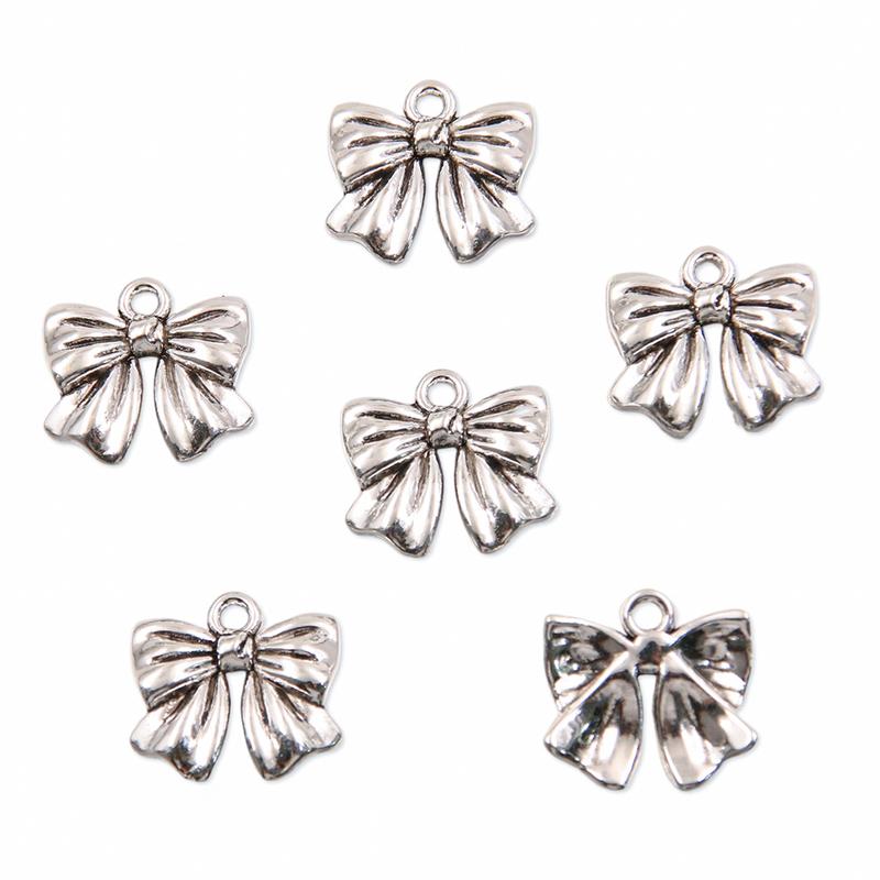 Product Introduction of Charm Mặt Dây Chuyền, 10 Thắt Nơ, Hợp Kim Tự Làm Nóng Bỏng, Rỗng, Dễ Thương, Làm Bằng Tay, Thích Hợp Cho Vòng Cổ Và Vòng Tay, Phụ Kiện Trang Sức Diy Kim Tuyến 8